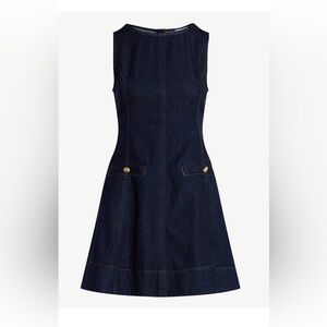 Free Assembly size 4 sleeveless denim dress